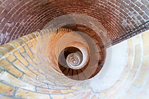 Spiral staircase in the St Bavo cathedral