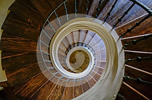 Spiral Stairs in Cathedral of Assumption of Our Lady and Saint J