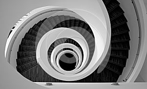 Spiral stairs detail