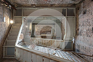 Spiral stairs in Guinigi Tower, Lucca, Italy