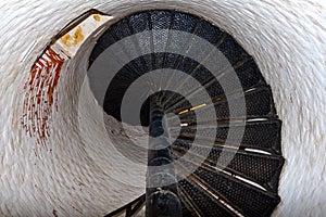 Spiral Stairs in Old Lighthouse