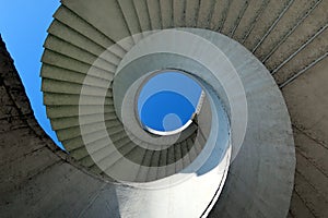 Spiral stairs to heaven