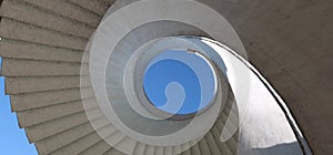 Spiral stairs to heaven