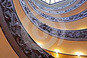 Spiral stairs of the Vatican Museums