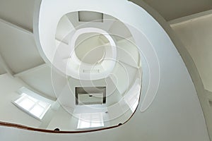 Spiral stone staircase