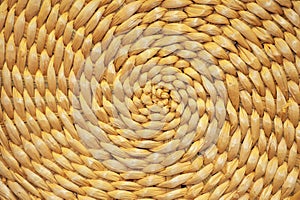 Spiral Straw Pattern Background