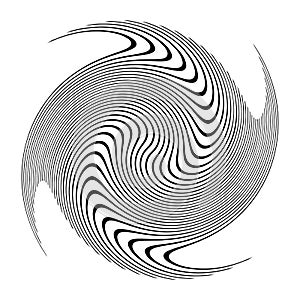 Espiral vórtice girar elemento. vórtice remolino espiral a espiral Rostro 