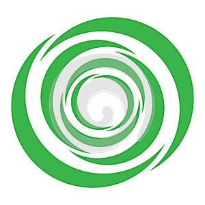 Spiral, swirl, twirl, volute and helix icon, symbol, logo