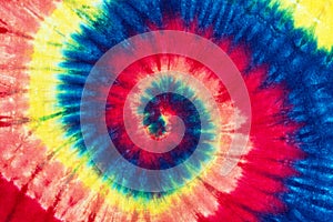 Spiral tie dye pattern abstract background