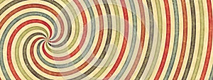 Spiral twist background in vintage retro style