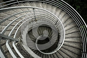 Spiraling stairs