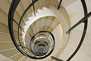 Spiraling stairs