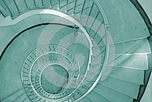 Spiraling stairs