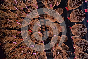 Spirals incense at Thien Hau Temple