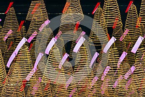 Spirals incense at Thien Hau Temple