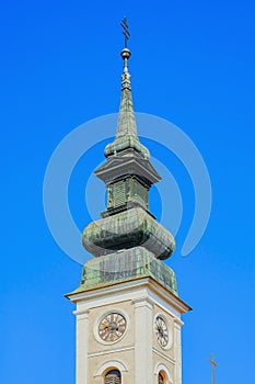 The spire of Cathedral of St. John the Baptist