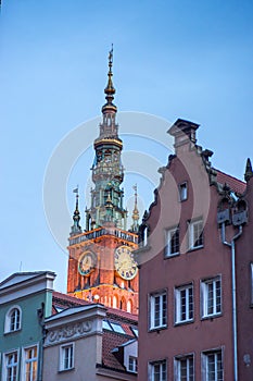 Spire of Gdansk Main Town Hall