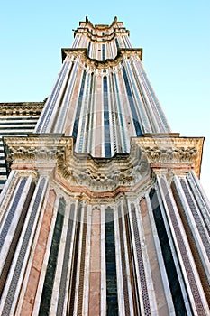 Spire of Orvieto Cathedral, Umbria, Italy