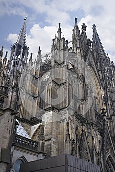 The spires of Cologne Cathedral