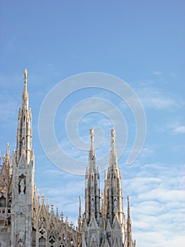 Spires dome milan photo