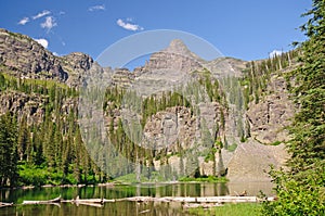 Spires over an Alpine Lake