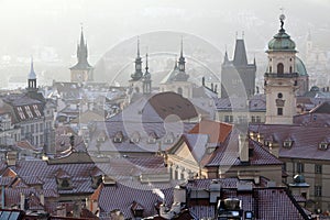 Spires and Rooftops, Old Town, Prague