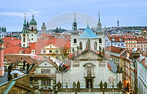 Spires and Rooftops, Old Town, Prague