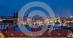 Spires and Rooftops, Old Town, Prague