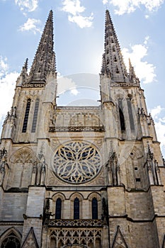 Spires of the Saint Andre Cathedral, Bordeaux photo