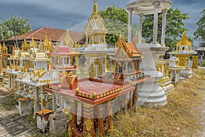Spirit houses  in a special shop