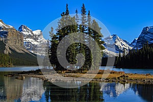 Spirit Island of Jasper National park