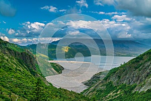 Spirit Lake From Norway Pass At Mount Saint Helens