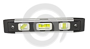 Spirit level tool isolated on white