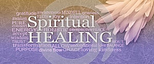 Spiritual Healing Shaman Feather theme Word cloud