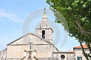 Spiritual retreat and reflection in the abbey, France