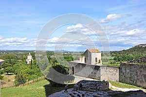 Spiritual retreat and reflection in the abbey, France