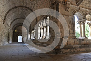 Spiritual retreat and reflection in the abbey, France