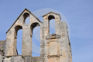 Spiritual retreat and reflection in the abbey, France