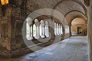 Spiritual retreat and reflection in the abbey, France