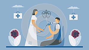 Spirometry is a test used to measure lung function. Chronic obstructive pulmonary disease causes breathing problems and poor