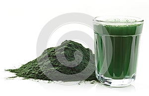 Spirulina algae powder