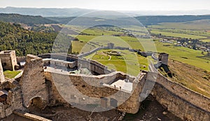Spis Castle in Spisske Podhradie, Slovakia.