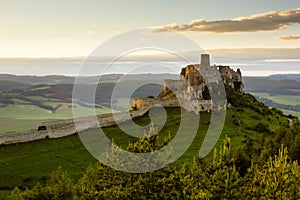 Spis Castle, Slovakia on hilltop