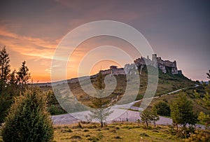 Spis castle, Slovakia Unesco World Heritage Site. The biggest castle in the central europe.