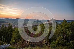 Spišský hrad, Slovensko Světové dědictví UNESCO. Největší hrad ve střední Evropě.