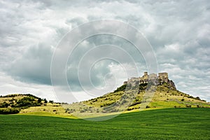 Castle ruins on the hill