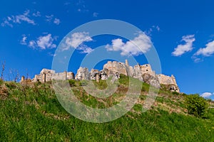 Spissky hrad castle ruins