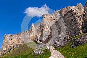 Spissky hrad castle ruins