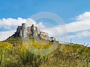 The Spis Castle - Spissky hrad National Cultural Monument UNESCO - Spis Castle - One of the largest castle in Central Europe Sl