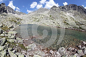 5 Spisskych plies - tarns in High Tatras, Slovaki